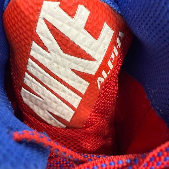 Nike Alpha Men's Football Cleats Red Blue White Size 14 - Picture 7 of 13